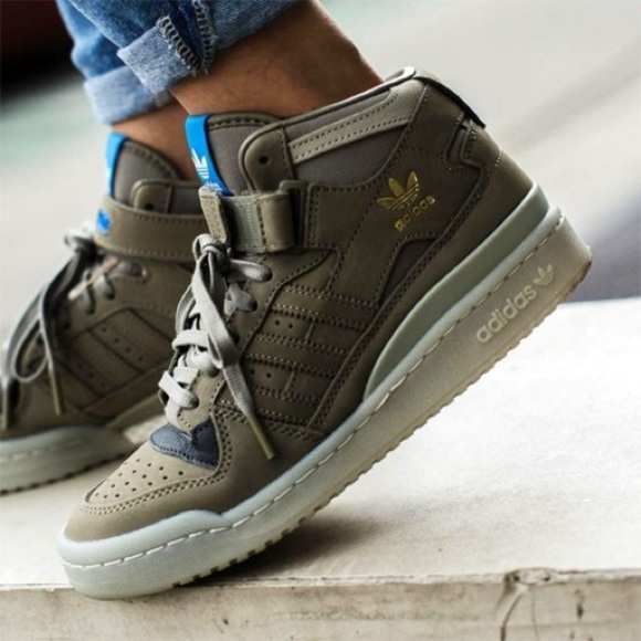 🔥 🆕 ADIDAS ORIGINALS Forum Forum Mid Clay Sesame 84 Men’s Size 8.5 - Picture 3 of 16